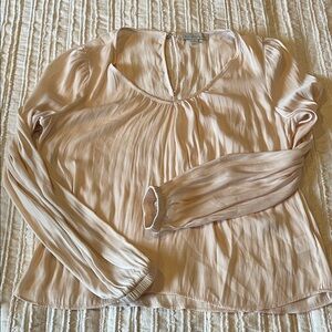 Allison Joy Light Pink Silk Blouse
